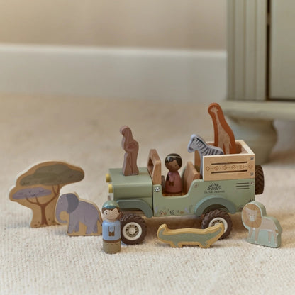 Little Dutch Jeep De Safari Avec Des Animaux Safari Friends Multi