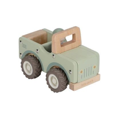 Little Dutch Jeep De Safari En Bois Safari Friends Vert 