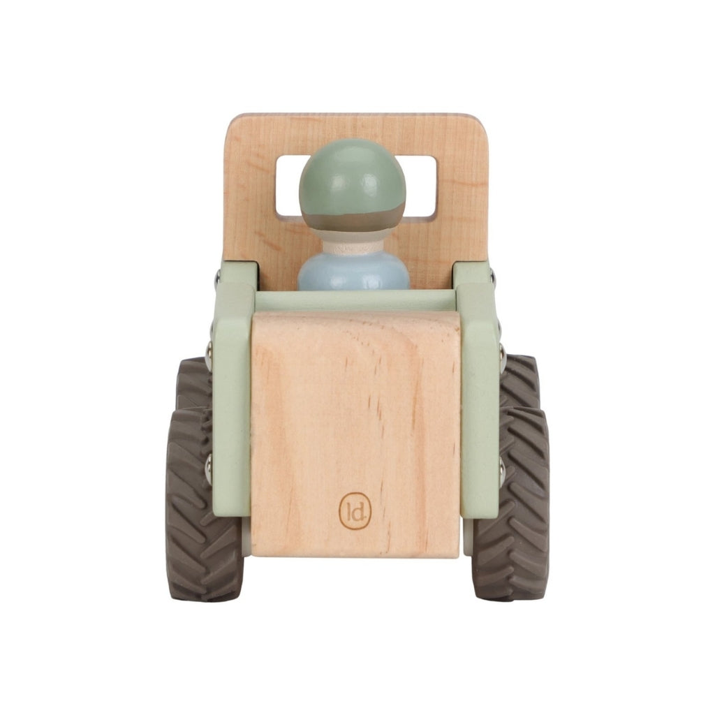 Little Dutch Jeep De Safari En Bois Safari Friends Vert 