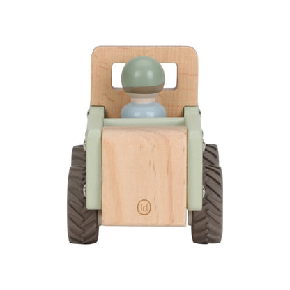 Little Dutch Jeep De Safari En Bois Safari Friends Vert 