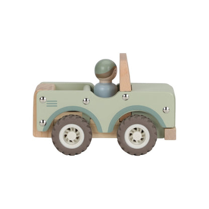 Little Dutch Jeep De Safari En Bois Safari Friends Vert 