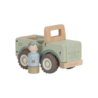 Little Dutch Jeep De Safari En Bois Safari Friends Vert 