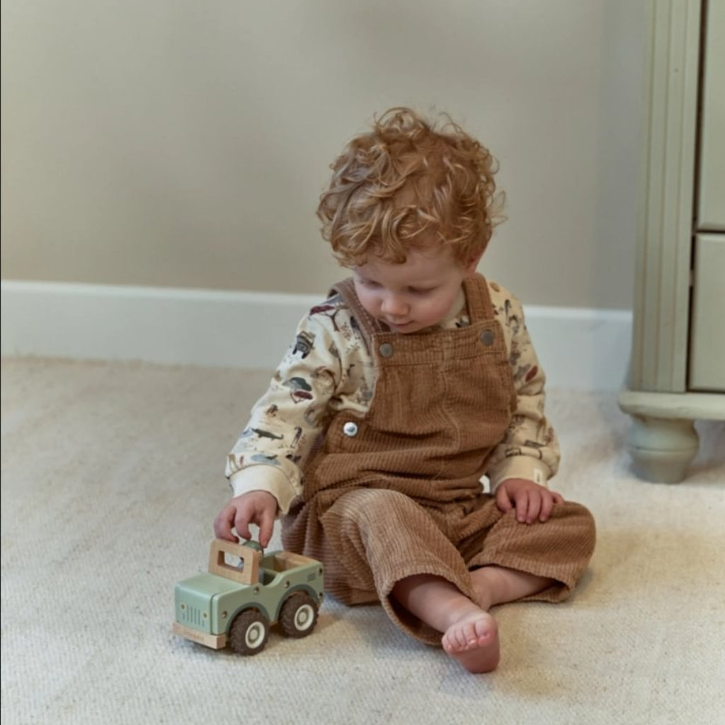 Little Dutch Jeep De Safari En Bois Safari Friends Vert 