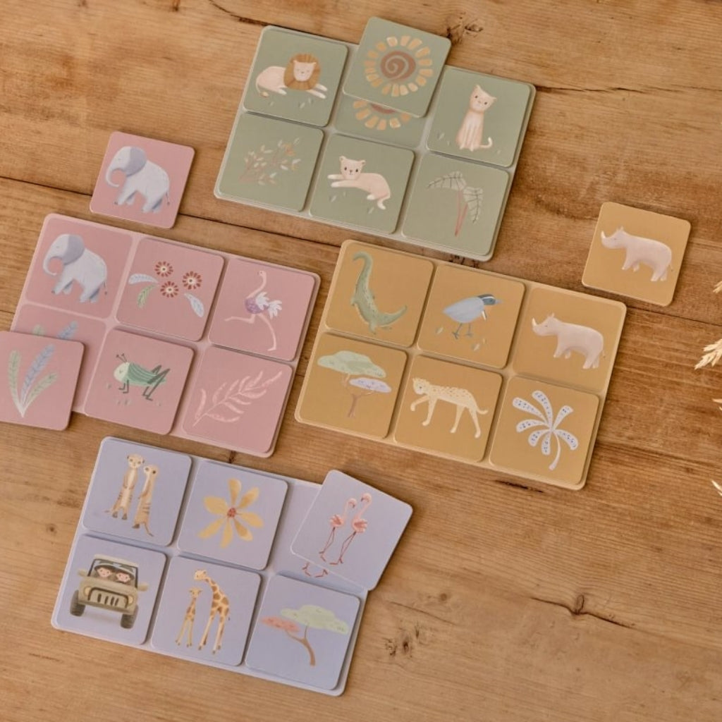 Little Dutch Jeu De Loto Safari Friends Multi