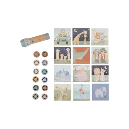 Little Dutch Projecteur d'histoires Safari Friends Vert 