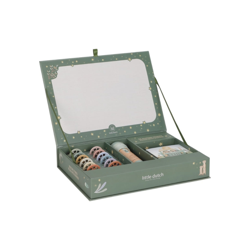 Little Dutch Projecteur d'histoires Safari Friends Vert 