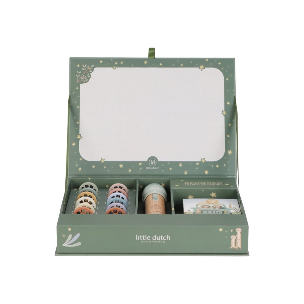 Little Dutch Projecteur d'histoires Safari Friends Vert 