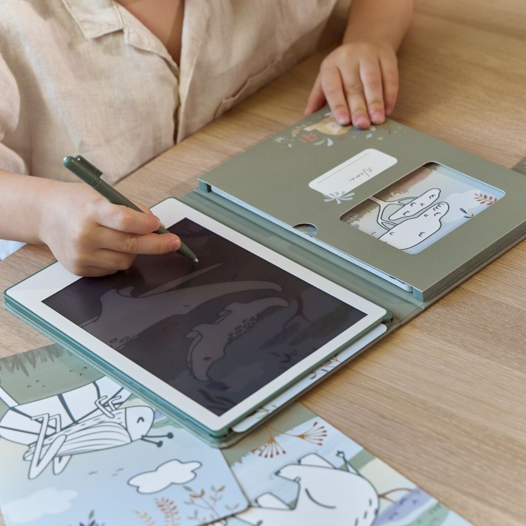 Little Dutch Tablette Graphique Safari Friends Vert 