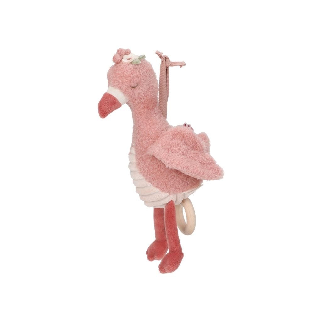 Little Dutch Muzikaal Trekspeeltje Safari Friends Flamingo