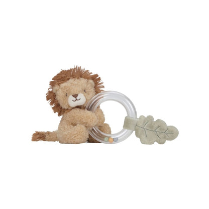 Little Dutch Hochet d'anneau  Safari Friends Lion Beige 