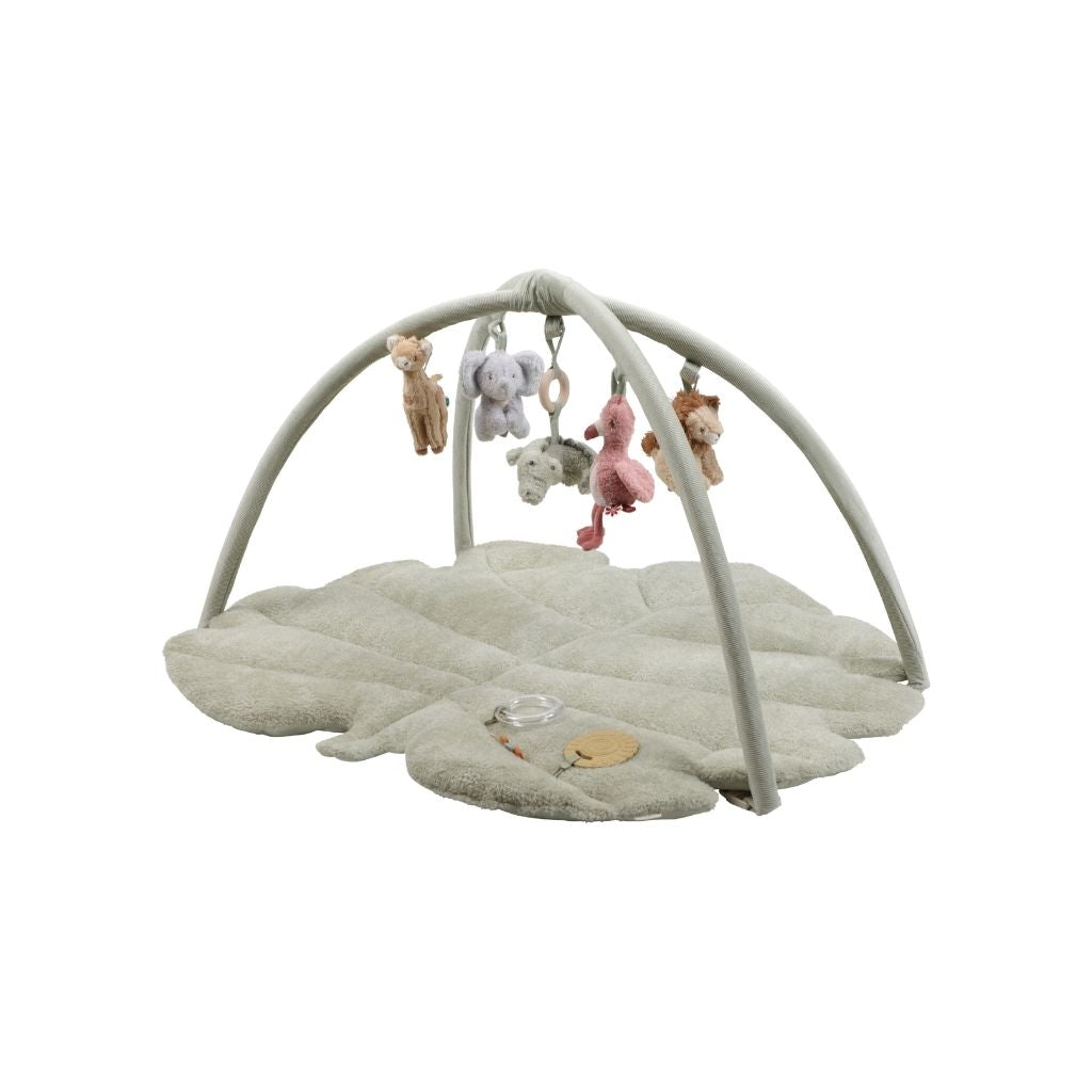 Little Dutch Tapis De Jeu Avec Arceau Safari Friends Vert 