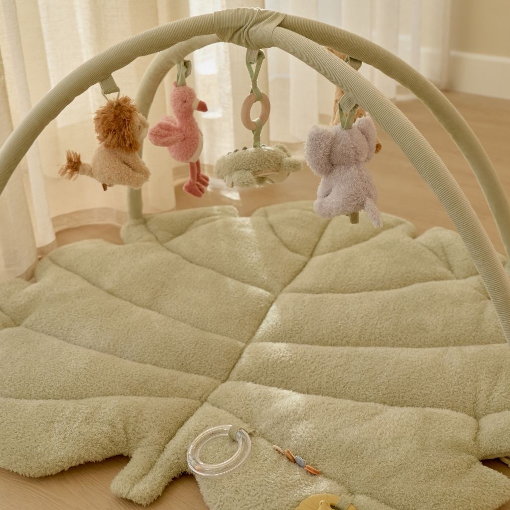 Little Dutch Tapis De Jeu Avec Arceau Safari Friends Vert 