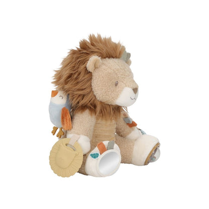 Little Dutch Peluche d'activité Safari Friends Lion Beige 