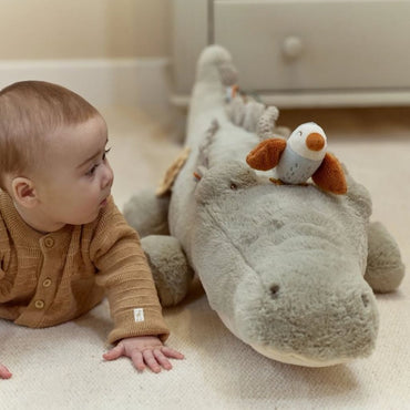 Little Dutch Activiteitenknuffel XL Safari Friends Krokodil Groen