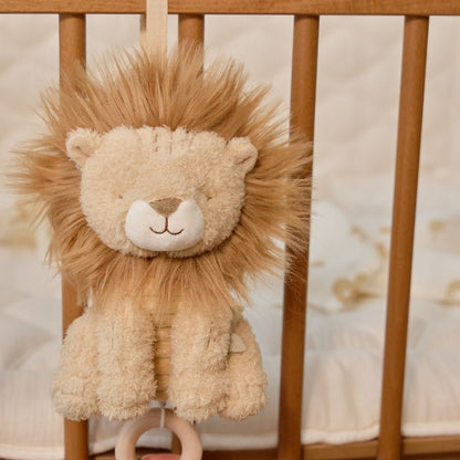 Little Dutch Jouet Musical à Tirette Safari Friends Lion Beige 