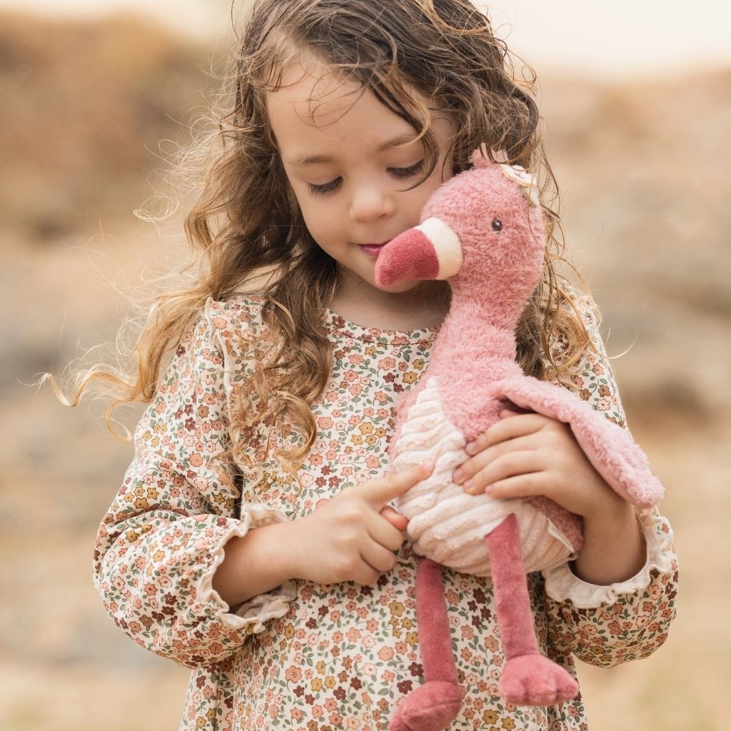 Little Dutch Peluche Safari Friends Flamant Rose 35 cm 