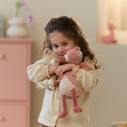 Little Dutch Knuffel Safari Friends Flamingo Roos 17 cm