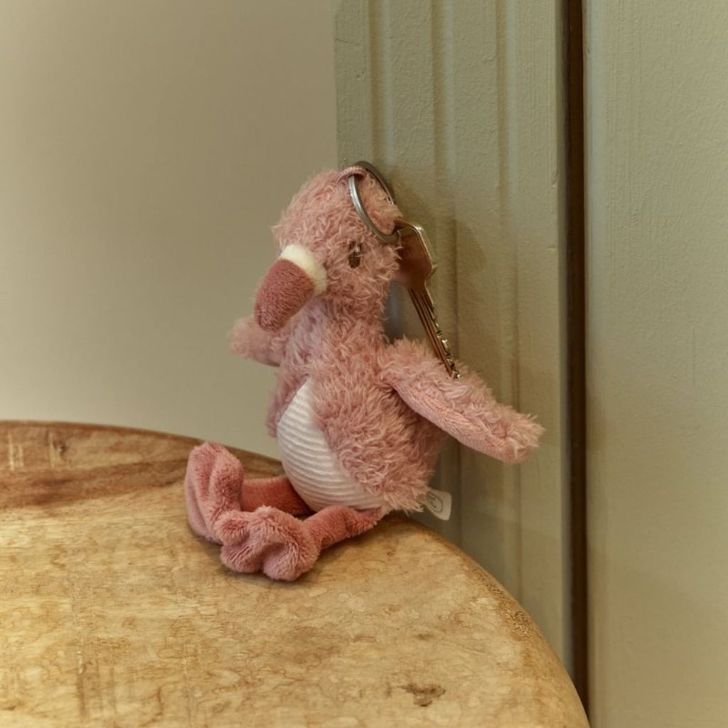 Little Dutch Sleutelhanger Safari Friends Flamingo Roos