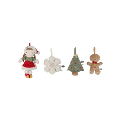 Little Dutch Kersthangers Rosa Multi - 4 Stuks