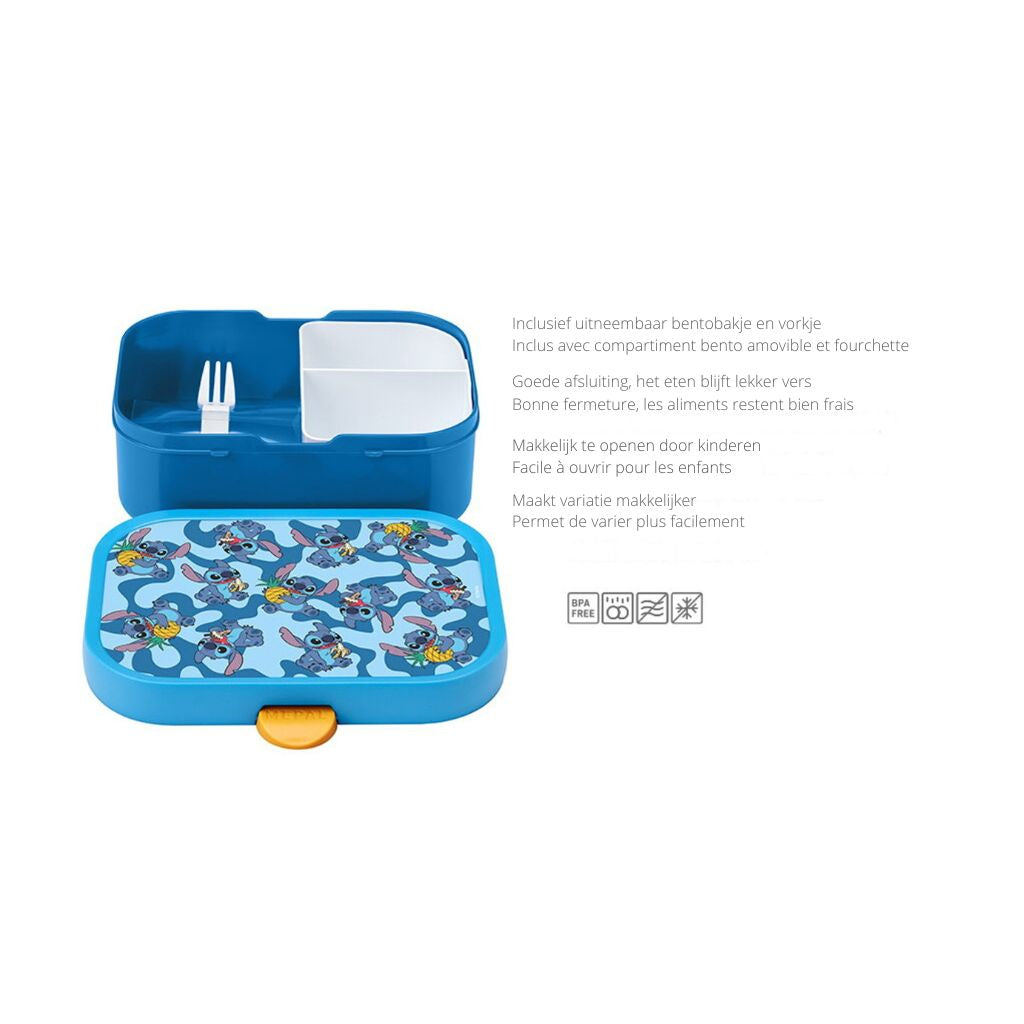Mepal Brooddoos Campus Stitch Blauw