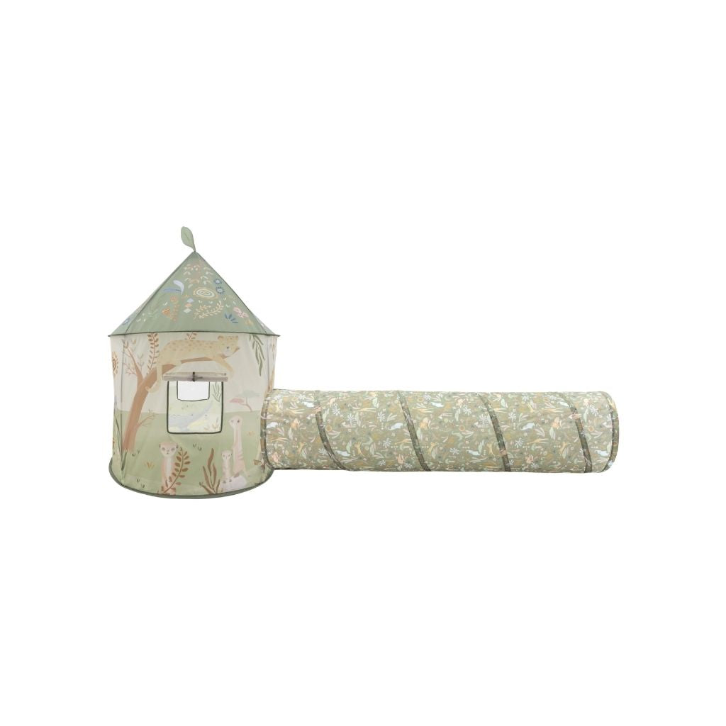 Little Dutch Tent Met Kruiptunnel Groen