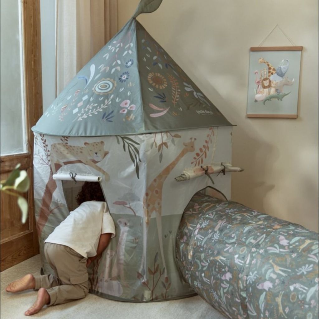 Little Dutch Tent Met Kruiptunnel Groen