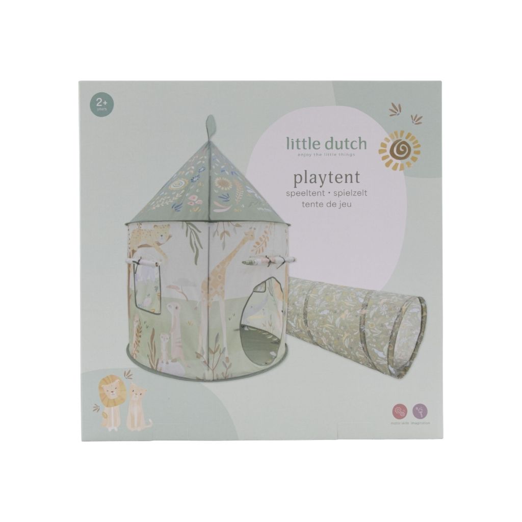 Little Dutch Tent Met Kruiptunnel Groen