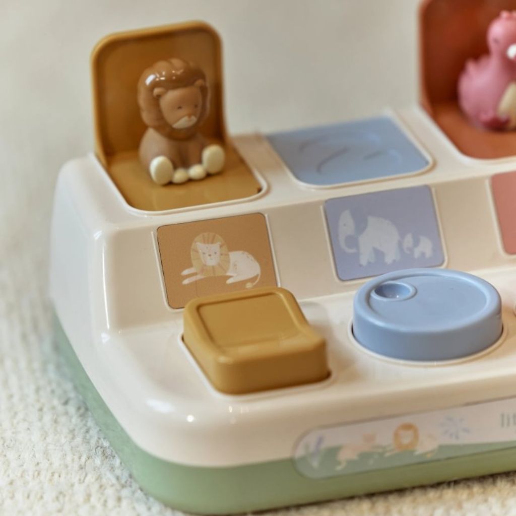 Little Dutch Jouet d'activité Pop-up Safari Friends Multi