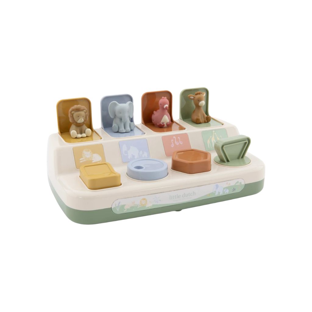 Little Dutch Jouet d'activité Pop-up Safari Friends Multi