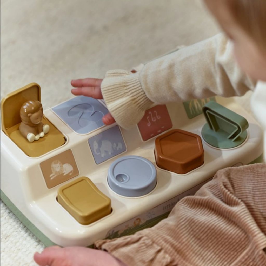 Little Dutch Jouet d'activité Pop-up Safari Friends Multi