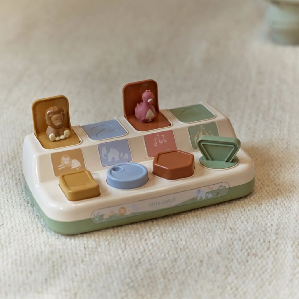 Little Dutch Jouet d'activité Pop-up Safari Friends Multi