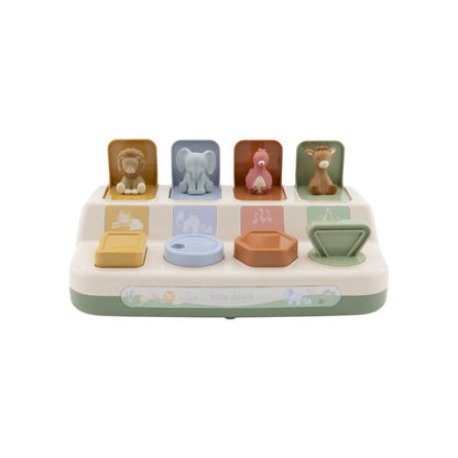 Little Dutch Jouet d'activité Pop-up Safari Friends Multi