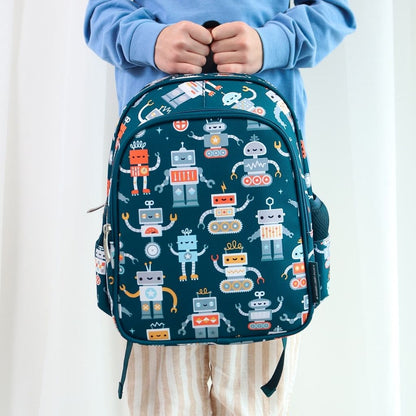 A Little Lovely Company Sac à Dos Robot Bleu 