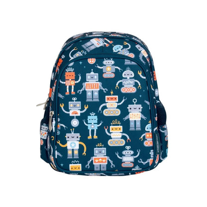 A Little Lovely Company Sac à Dos Robot Bleu 