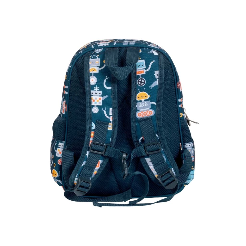 A Little Lovely Company Sac à Dos Robot Bleu 