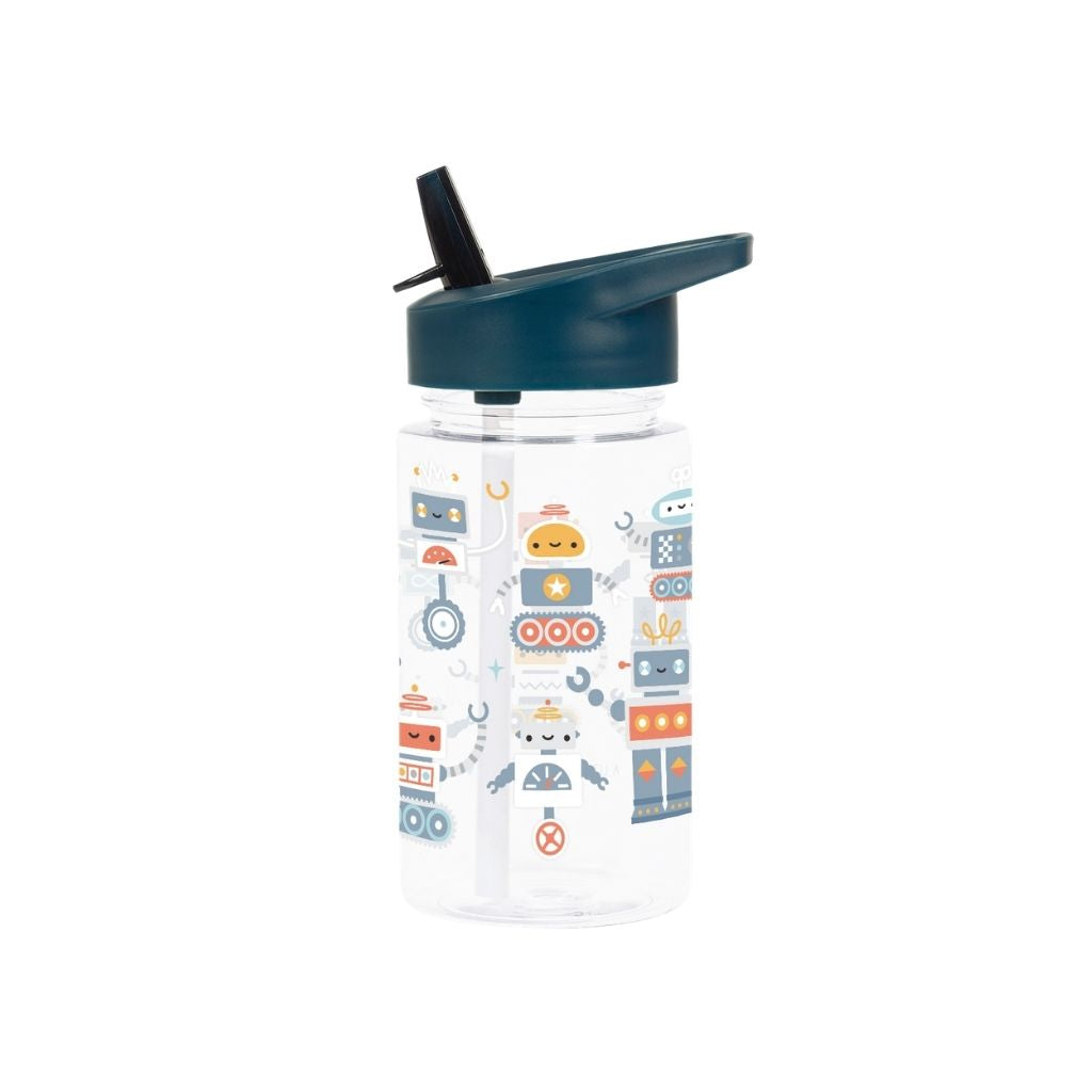 A Little Lovely Company Gourde Robot Bleu 450 ml 