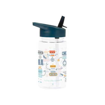 A Little Lovely Company Gourde Robot Bleu 450 ml 