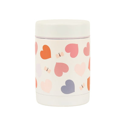 A Little Lovely Company Pot De Conservation Isotherme Hearts Roze 