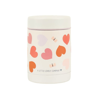 A Little Lovely Company Pot De Conservation Isotherme Hearts Roze 