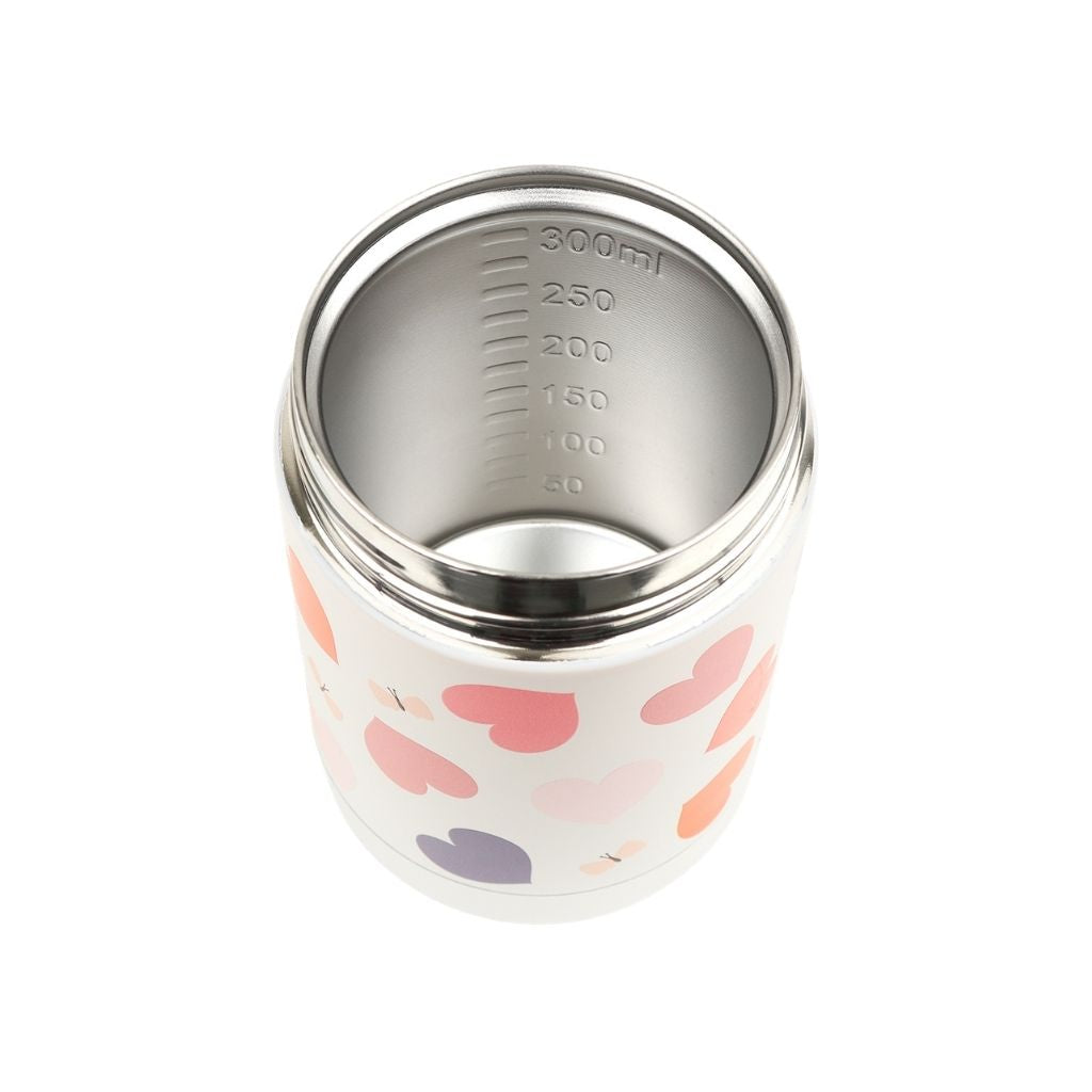 A Little Lovely Company Pot De Conservation Isotherme Hearts Roze 