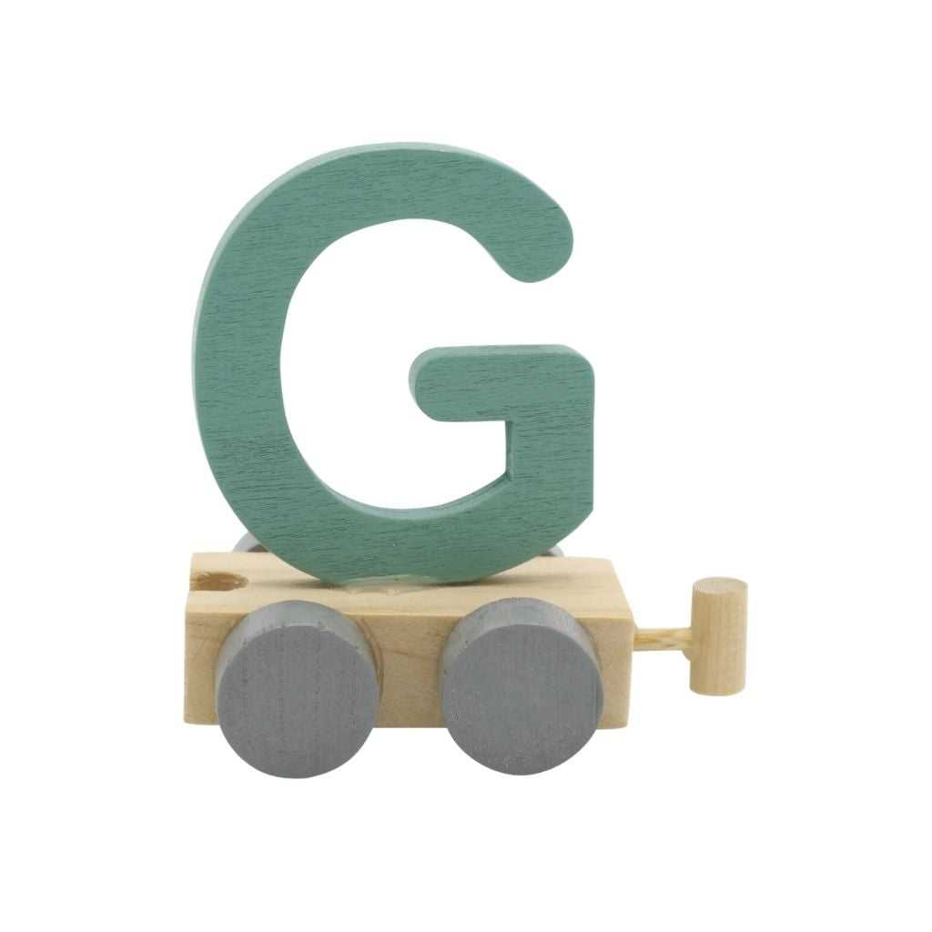 JEP! Treinletter G Green Hout