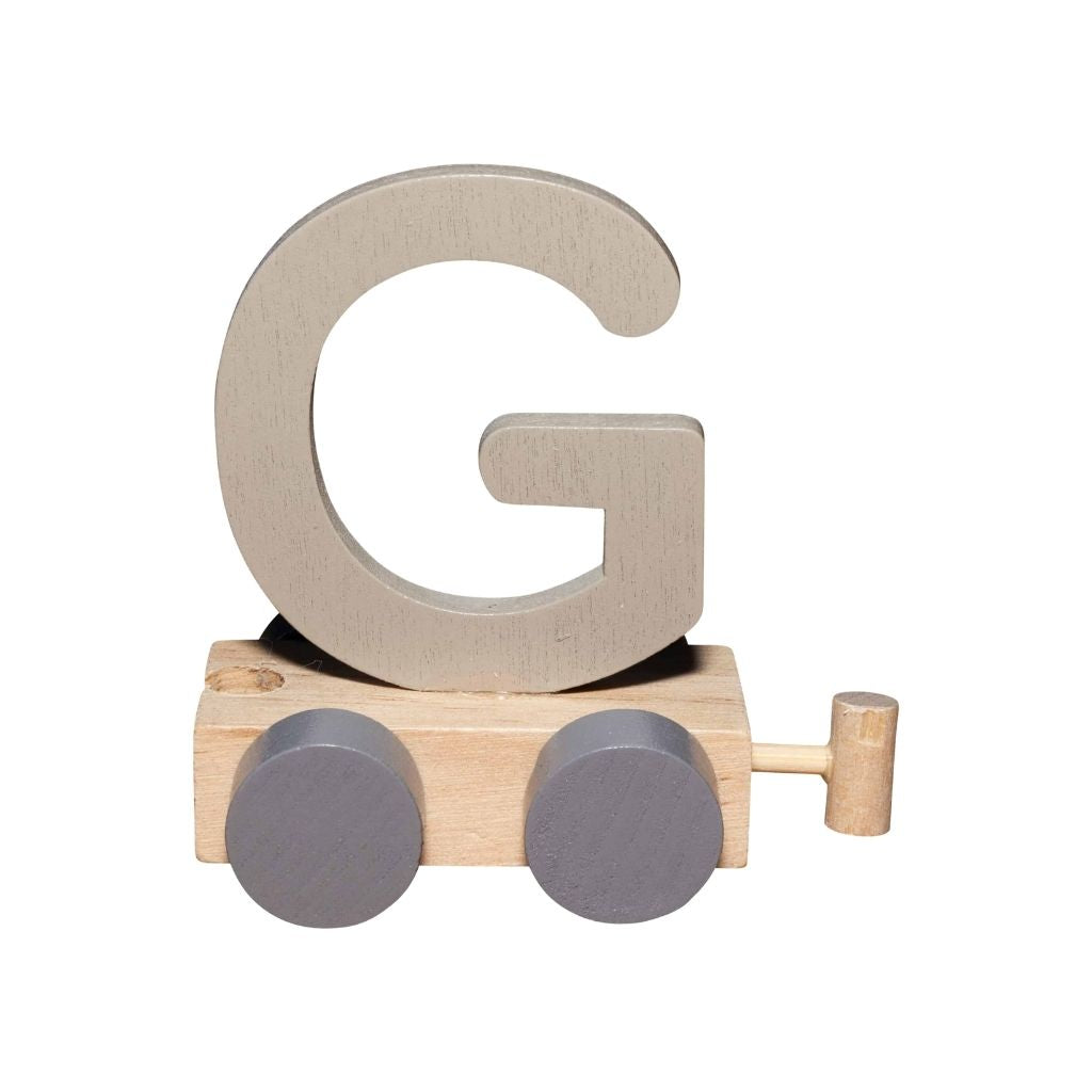 JEP! Treinletter G Sand Hout
