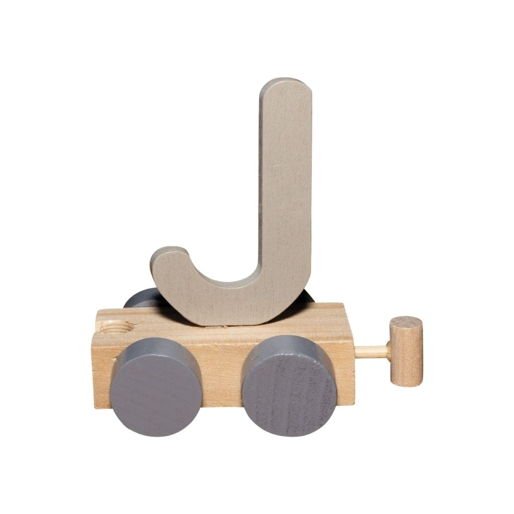 JEP! Treinletter J Sand Hout