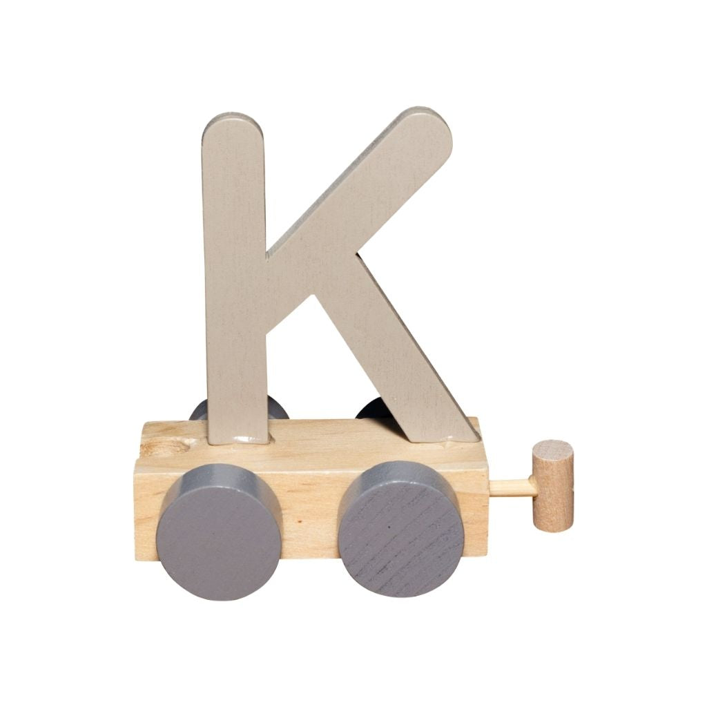 JEP! Treinletter K Sand Hout