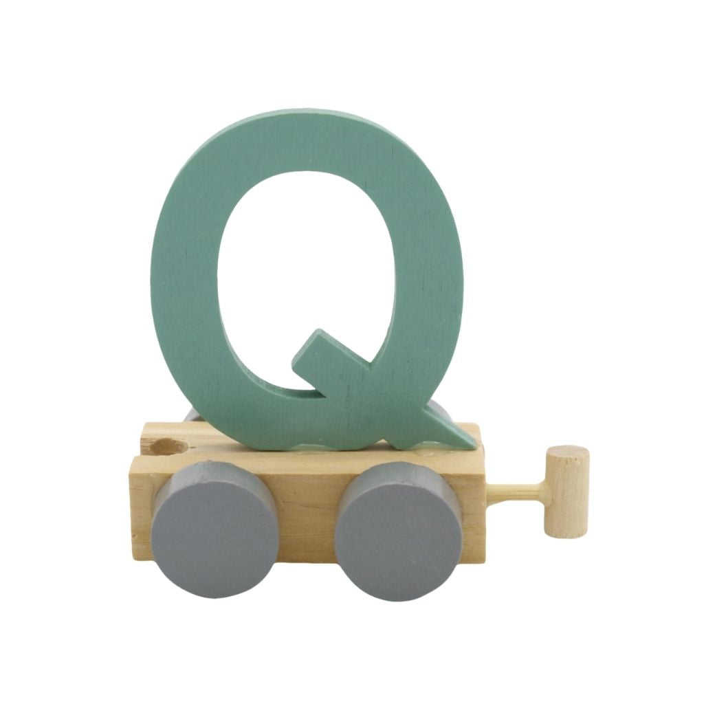 JEP! Treinletter Q Green Hout