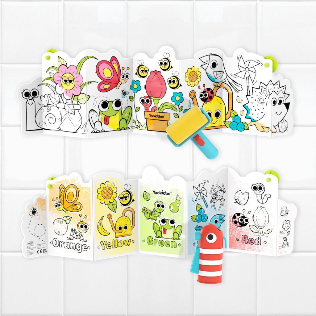 Yookidoo Jouets Pour Le Bain Spray 'N' Roll Magic Book