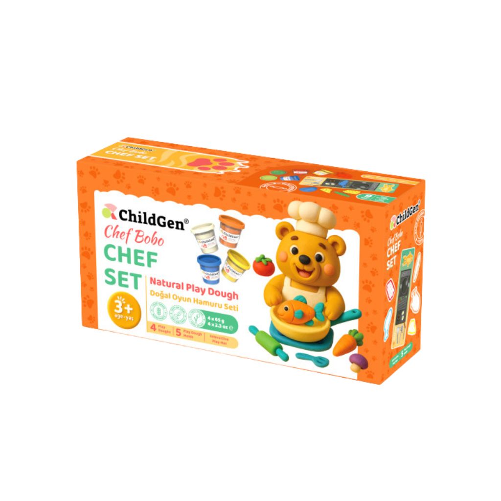 ChildGen Set De Cuisine Argile Colorée 