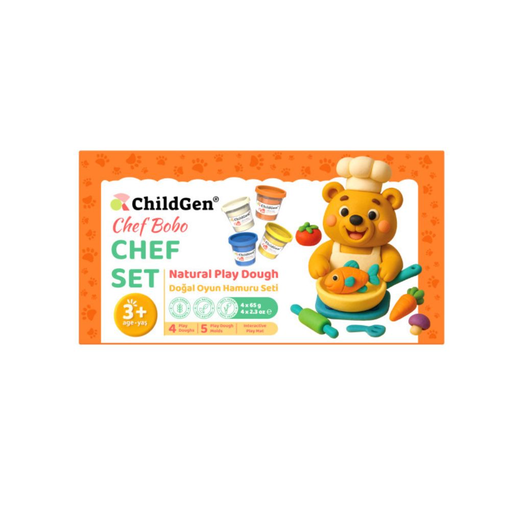 ChildGen Set De Cuisine Argile Colorée 