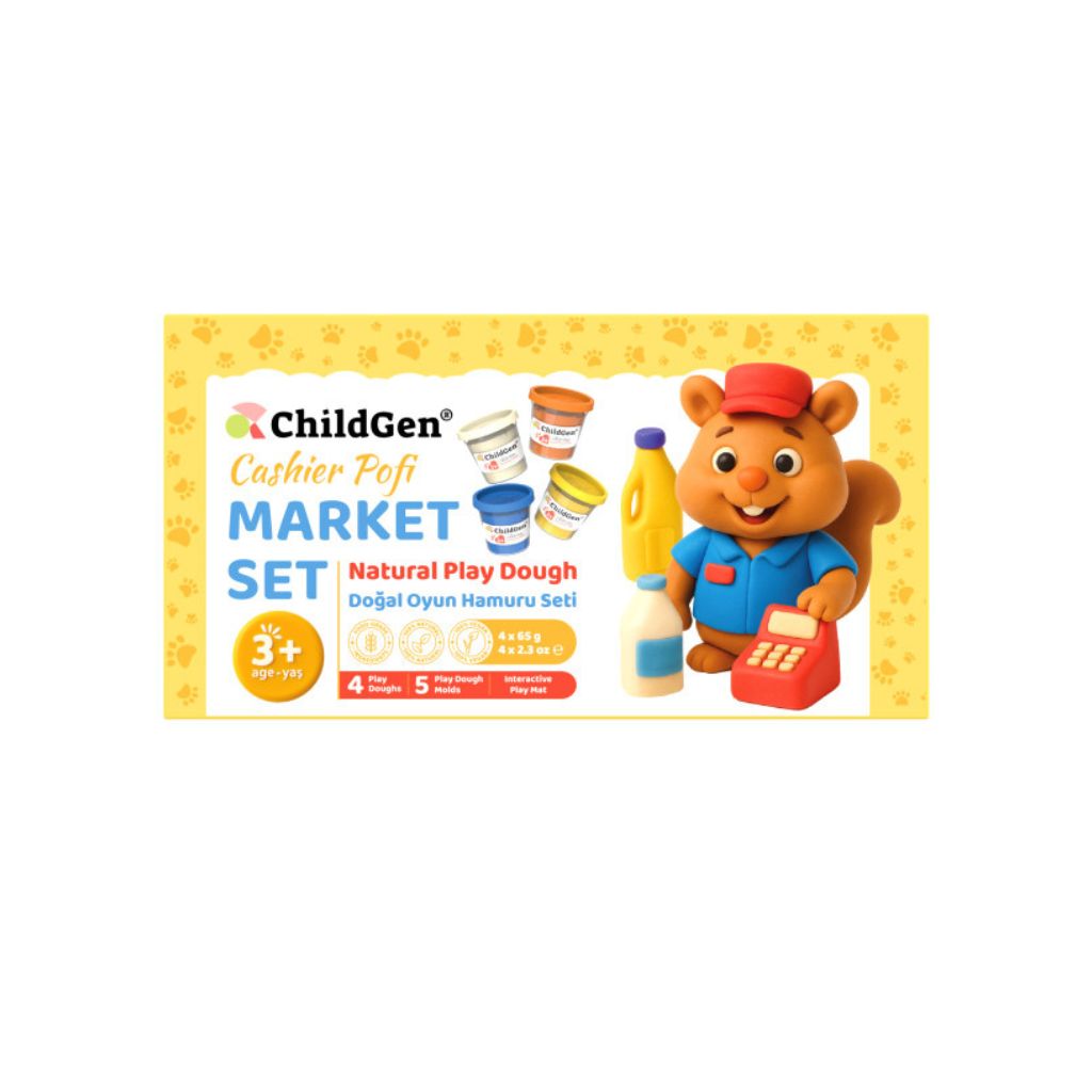 ChildGen Set De Supermarché Argile Colorée 