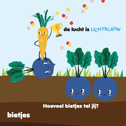 JEP! Boek Leer Groentes met Meneer Wortel